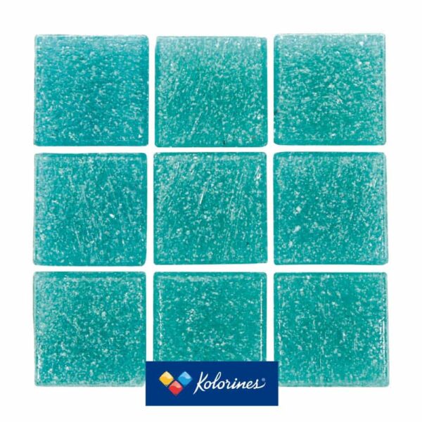 Botanica V20 Verde Agua– Mosaico vítreo para piscina