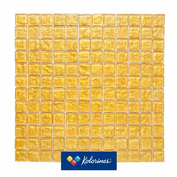 Lumina – Oro v25 – Mosaico vítreo para piscina