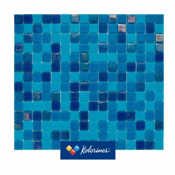 Mezclas – Caribe Iris – Mosaico vítreo para piscina