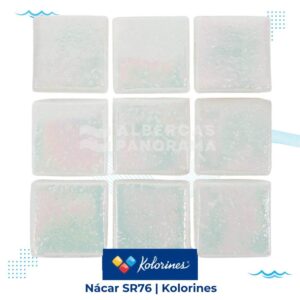 +v25 Nácar SR76 Kolorines - Mosaico Veneciano para Alberca