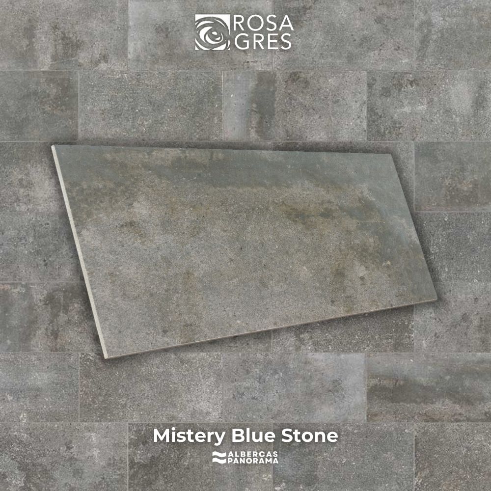 Mistery Blue Stone - Anti Slip 31x62.6x1 cm - Rosa Gres