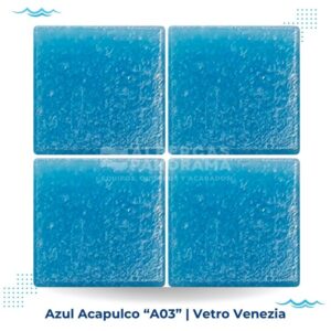 mosaico vidrio azul acapulco Vetro venezia para alberca