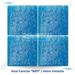 mosaico vidrio azul cancun Vetro venezia