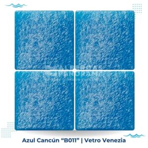 mosaico vidrio azul cancun Vetro venezia