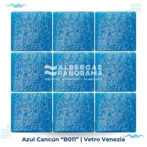 azul cancun b011 Vetro venezia
