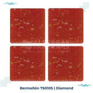 bermellon diamond mosaico vitreo alberca