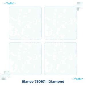blanco diamond mosaico vitreo alberca