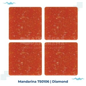 mandarina diamond mosaico vitreo alberca