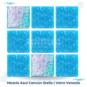 mezcla azul cancún stella vetro venezia alberca