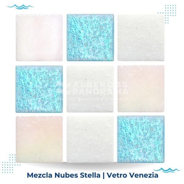 mezcla nube stella vetro venezia alberca
