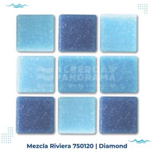 mezcla riviera diamond mosaico vitreo alberca