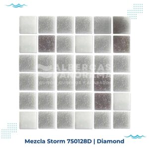 mezcla storm diamond mosaico vitreo alberca