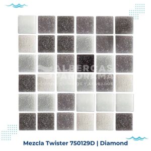 mezcla twister diamond mosaico vitreo alberca