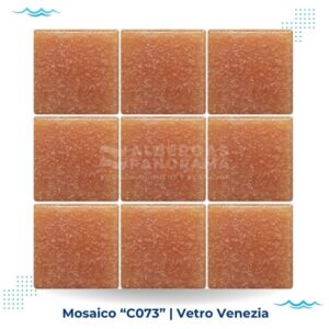 mosaico marron c073 vetro venezia alberca