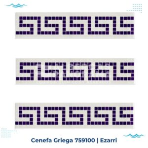 mosaico veneciano ezarri cenefa griega para alberca