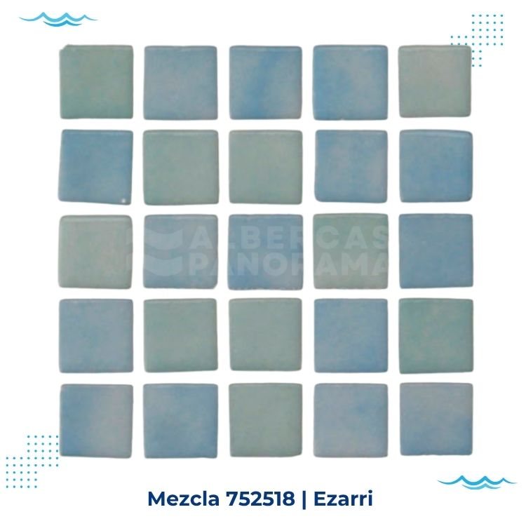 mosaico veneciano ezarri mezcla 752518 para alberca
