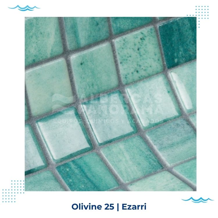 mosaico veneciano ezarri olivine para alberca
