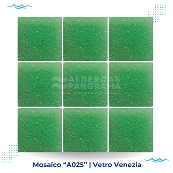 mosaico verde a025 vetro venezia alberca