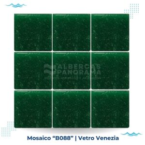mosaico verde b088 vetro venezia alberca