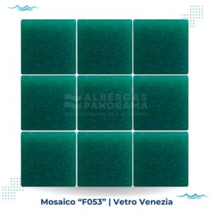 mosaico verde f053 vetro venezia alberca