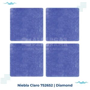 niebla claro 2.5x2.5 diamond mosaico vitreo alberca