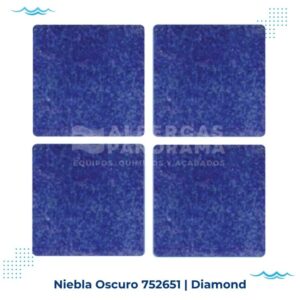 niebla oscuro 2.5x2.5 diamond mosaico vitreo alberca