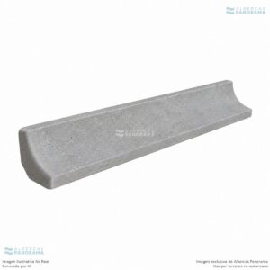 Media caña con romo 147, Iconic Grey, Pieza, Rosa Gres