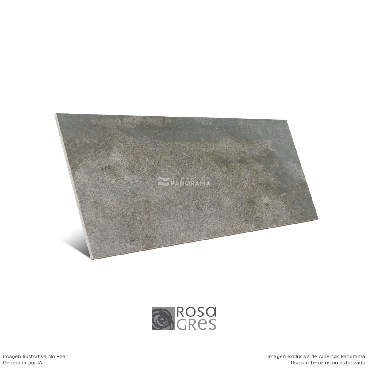 Mistery Blue Stone Rosa Gres - porcelanato para albercas