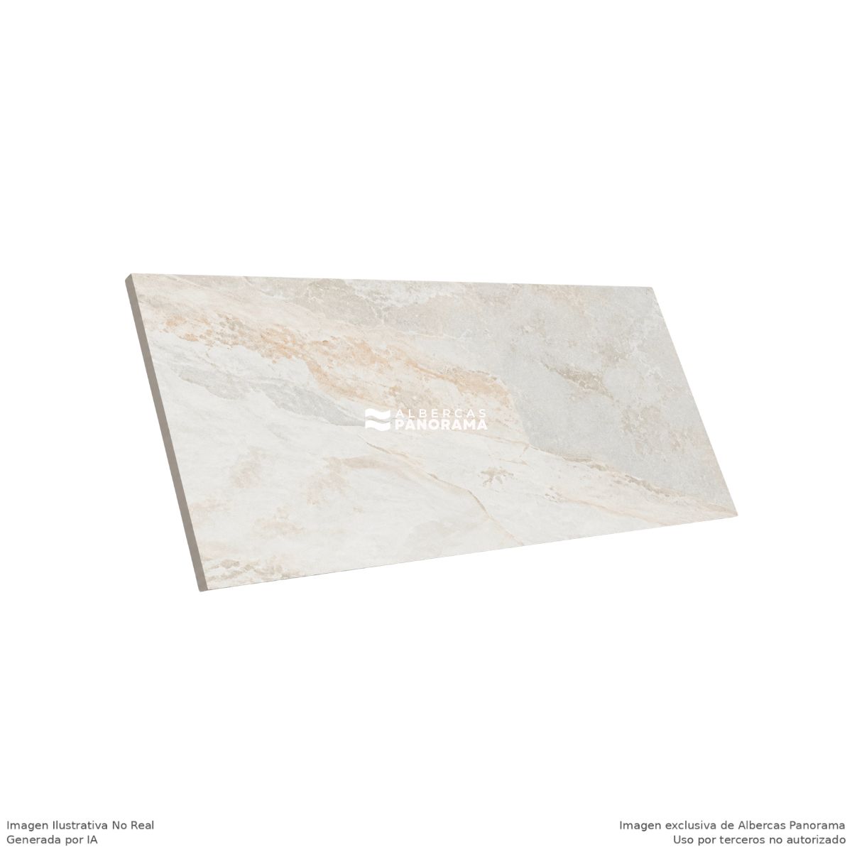 Pietro White Rosa Gres - porcelanato para pisos y albercas