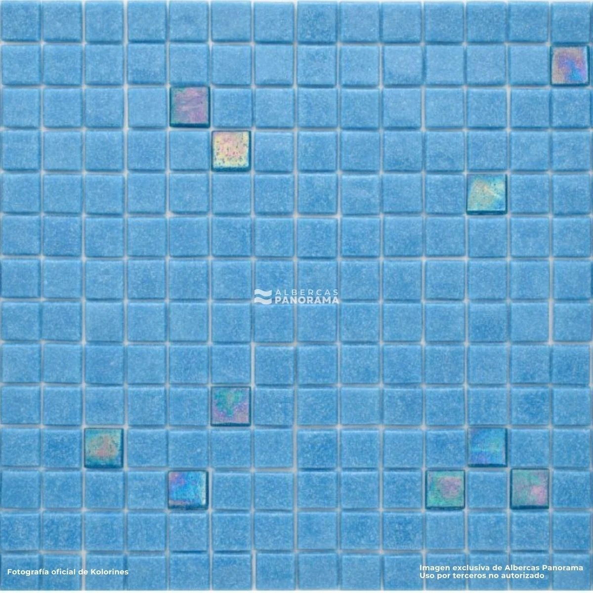 Detalle del mosaico Kolorines Akua Premium Cancún V20