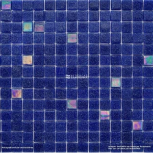 Detalle del mosaico Kolorines Akua Premium Cobalto Obscuro V20
