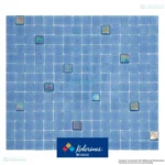 Vista de malla del mosaico Kolorines Akua Premium Cristal V20