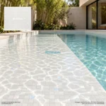 Aplicación en alberca del mosaico Kolorines Akua Premium Hielo V20