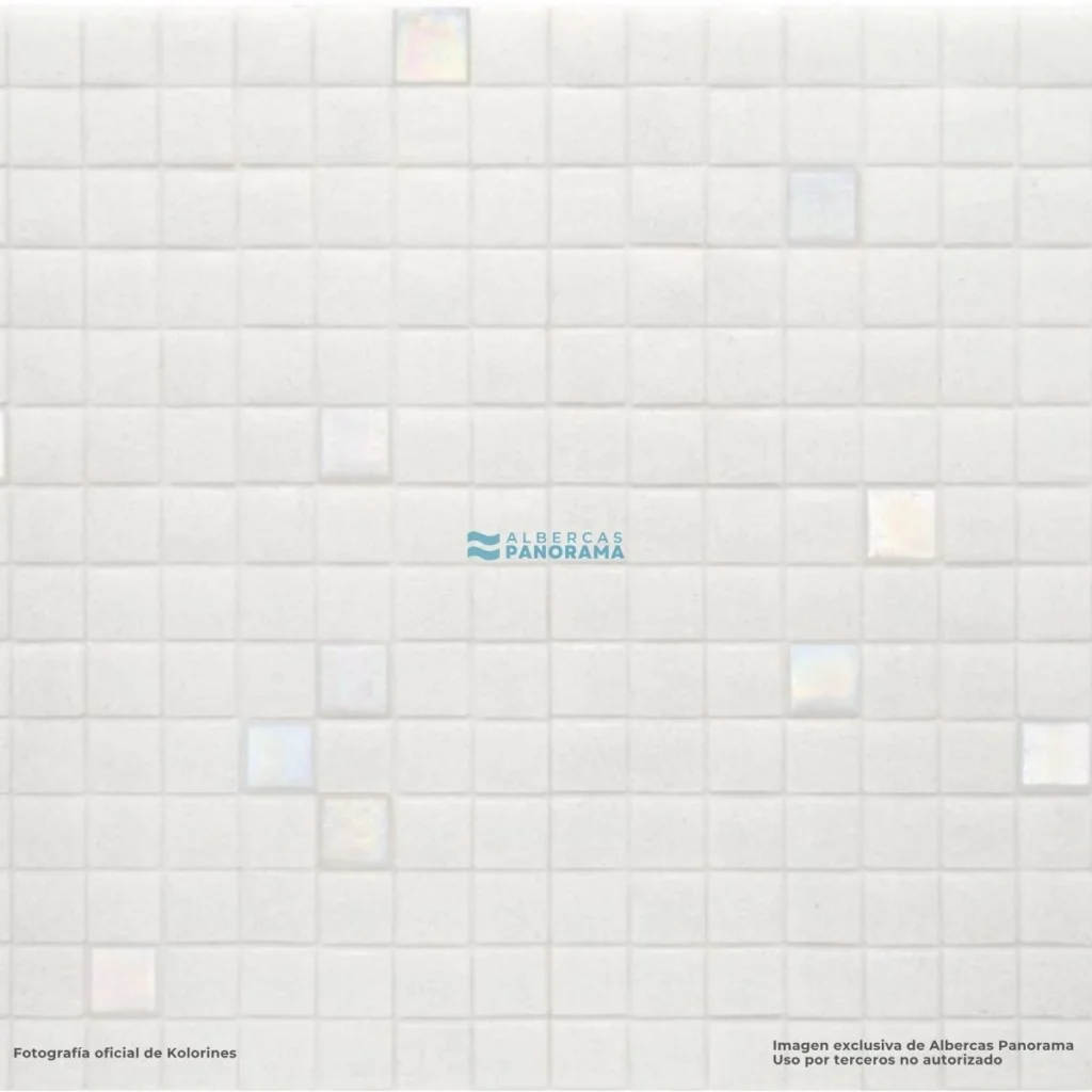 Detalle del mosaico Kolorines Akua Premium Hielo V20
