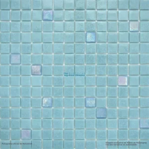 Detalle del mosaico Kolorines Akua Premium Turquesa V20