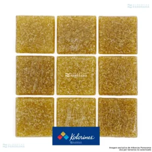 Mosaico Kolorines Botanica miel V20: detalle de las teselas