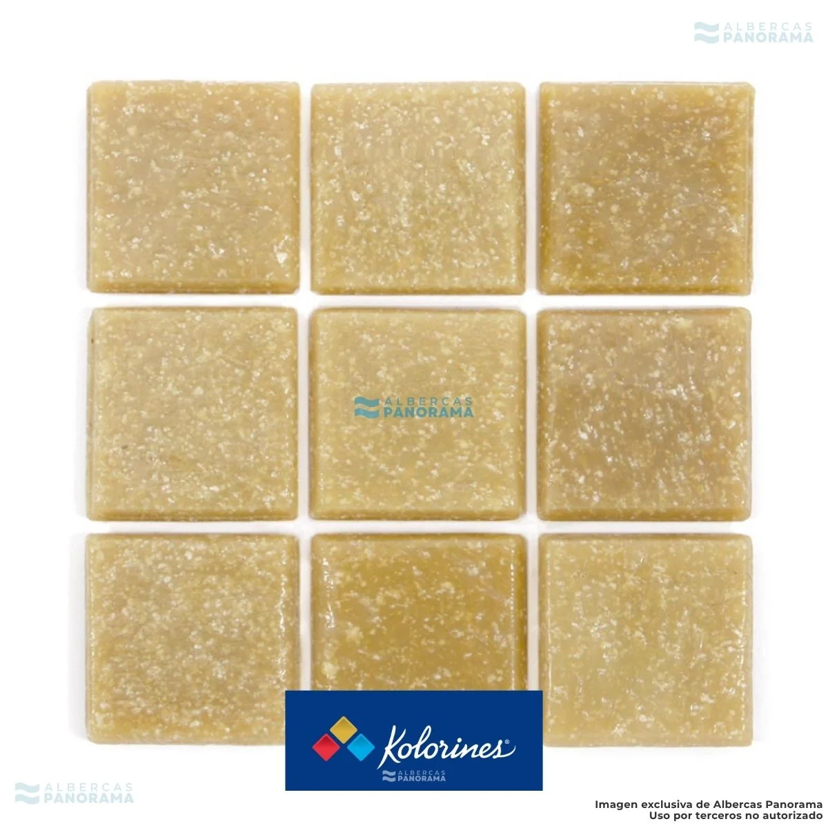 Mosaico Kolorines Botanica trigo V20: detalle de las teselas