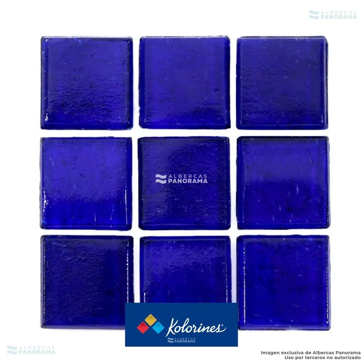 Kuarzo indigo Kolorines, detalle del mosaico
