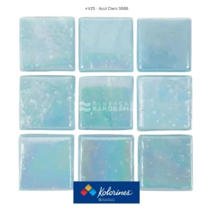 Pieza de mosaico Kolorines +25 Azul Claro SR86