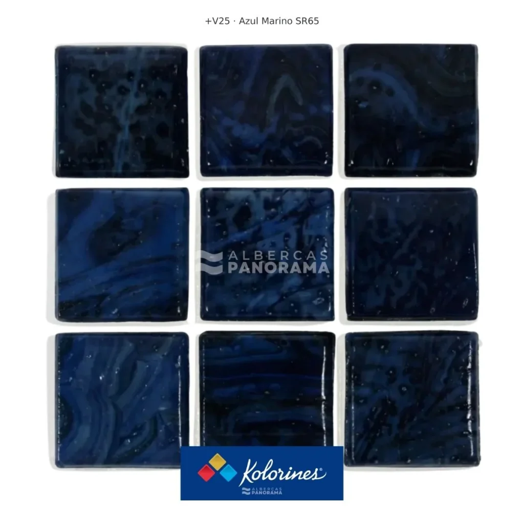 Pieza de mosaico Kolorines +25 Azul Marino SR65