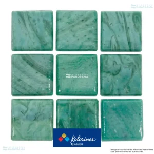 Detalle del mosaico Kolorines Murano Jade V20