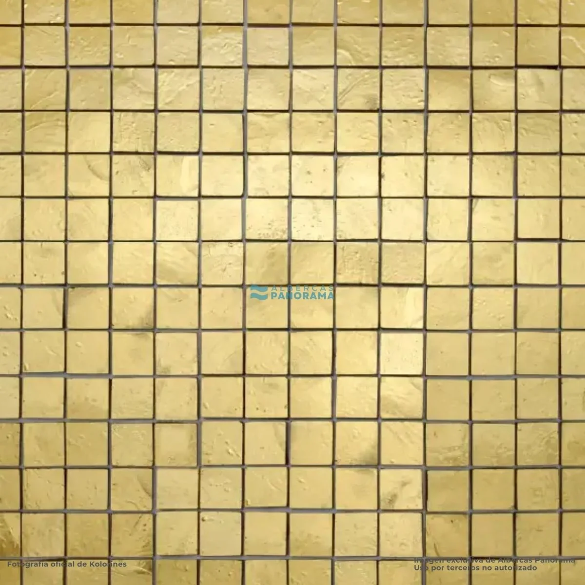 Detalle de mosaico Kolorines orum Oro Amarillo 24 k v20