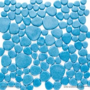 Vitrogota akumal Kolorines, detalle del mosaico