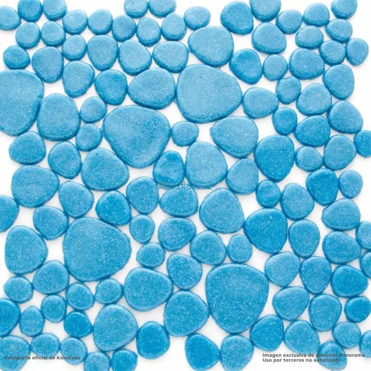 Vitrogota akumal Kolorines, detalle del mosaico