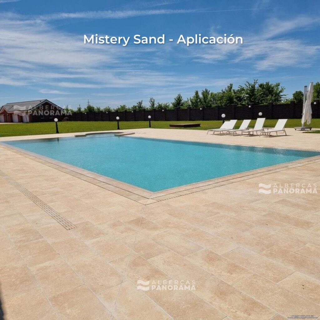 Rosa Gres Mistery Sand, aplicación en proyecto
