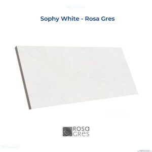 Rosa Gres Sophy White, vista de la pieza