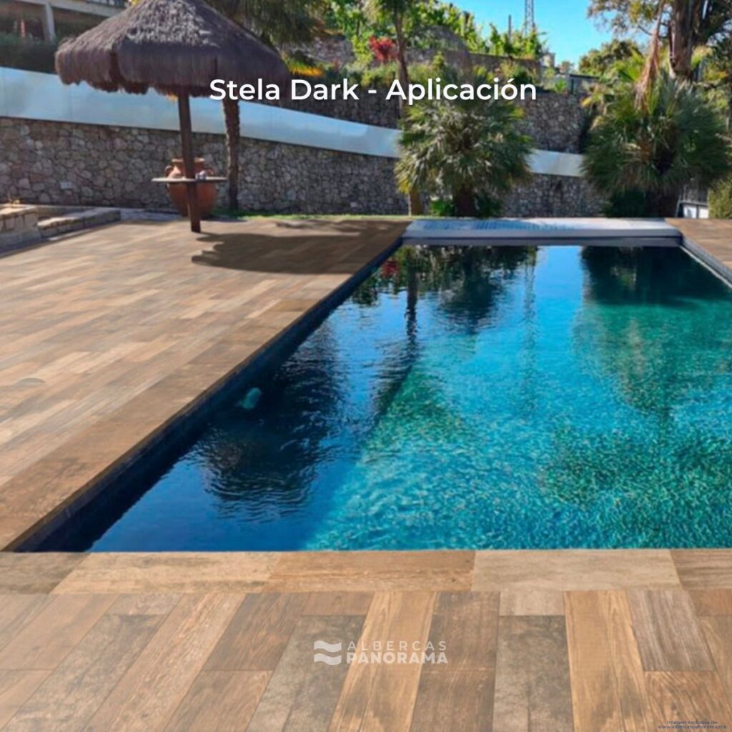 Rosa Gres Stela Dark, aplicación en proyecto