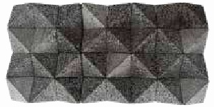 Malla Black Lava Pirámide · piramide · Fotografía oficial, catálogo p. 19